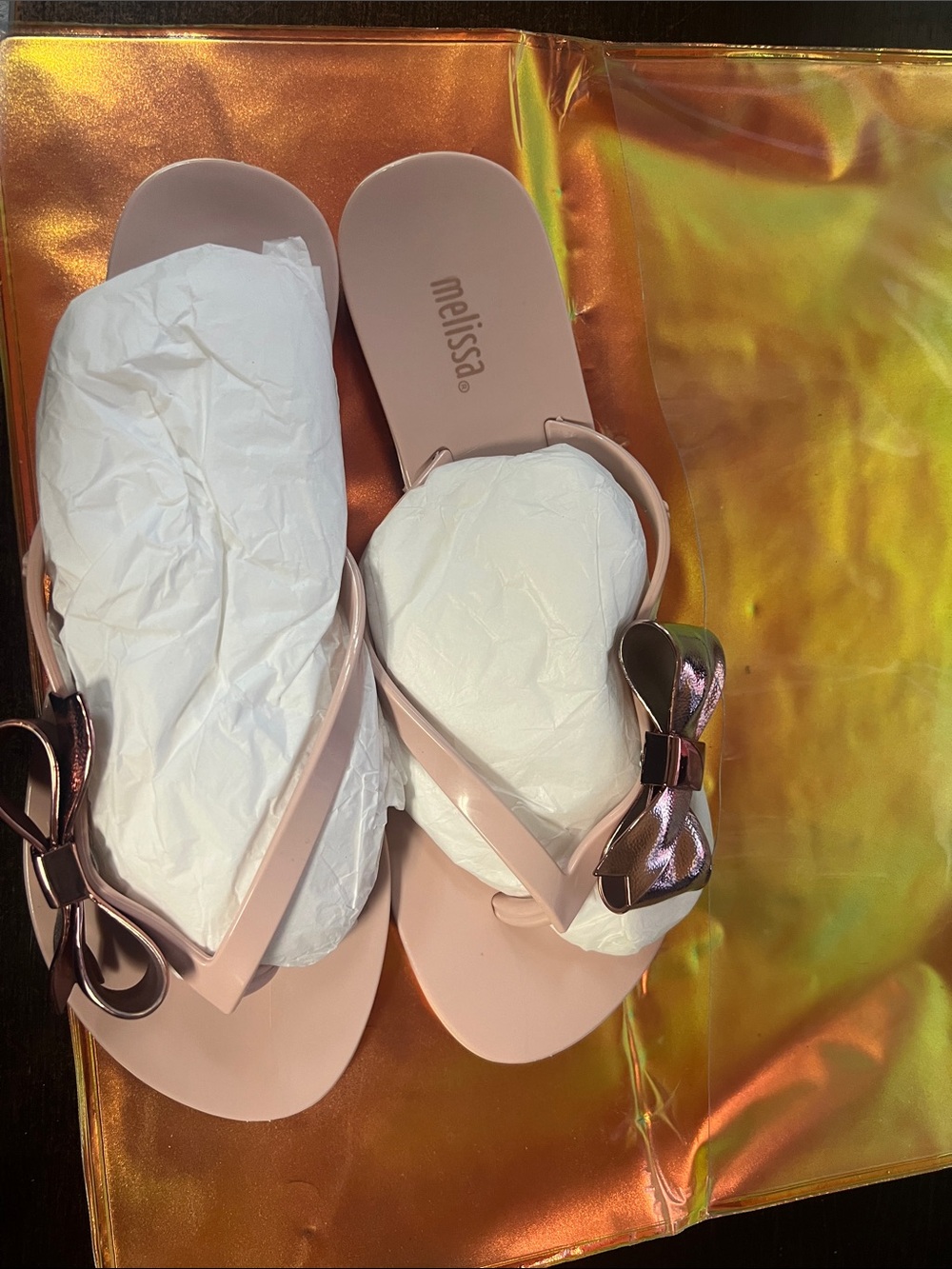 Melissa Harmonic Celebration Flip Flops Rose - Picture 5 of 5